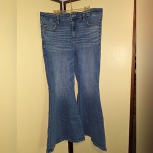 American Eagle Festival Flare Women's Extra Short Jeans